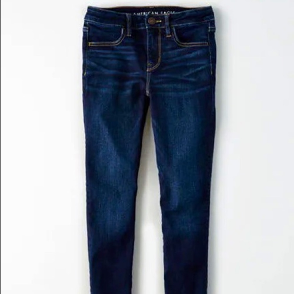 American Eagle Stretch Skinny Dark Wash Jeans
